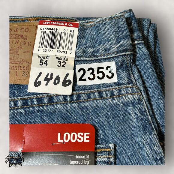 Levi's Men's 560 Loose Fit Tapered Leg Jeans W54 L32 Classic Comfortable Denim - Picture 5 of 5